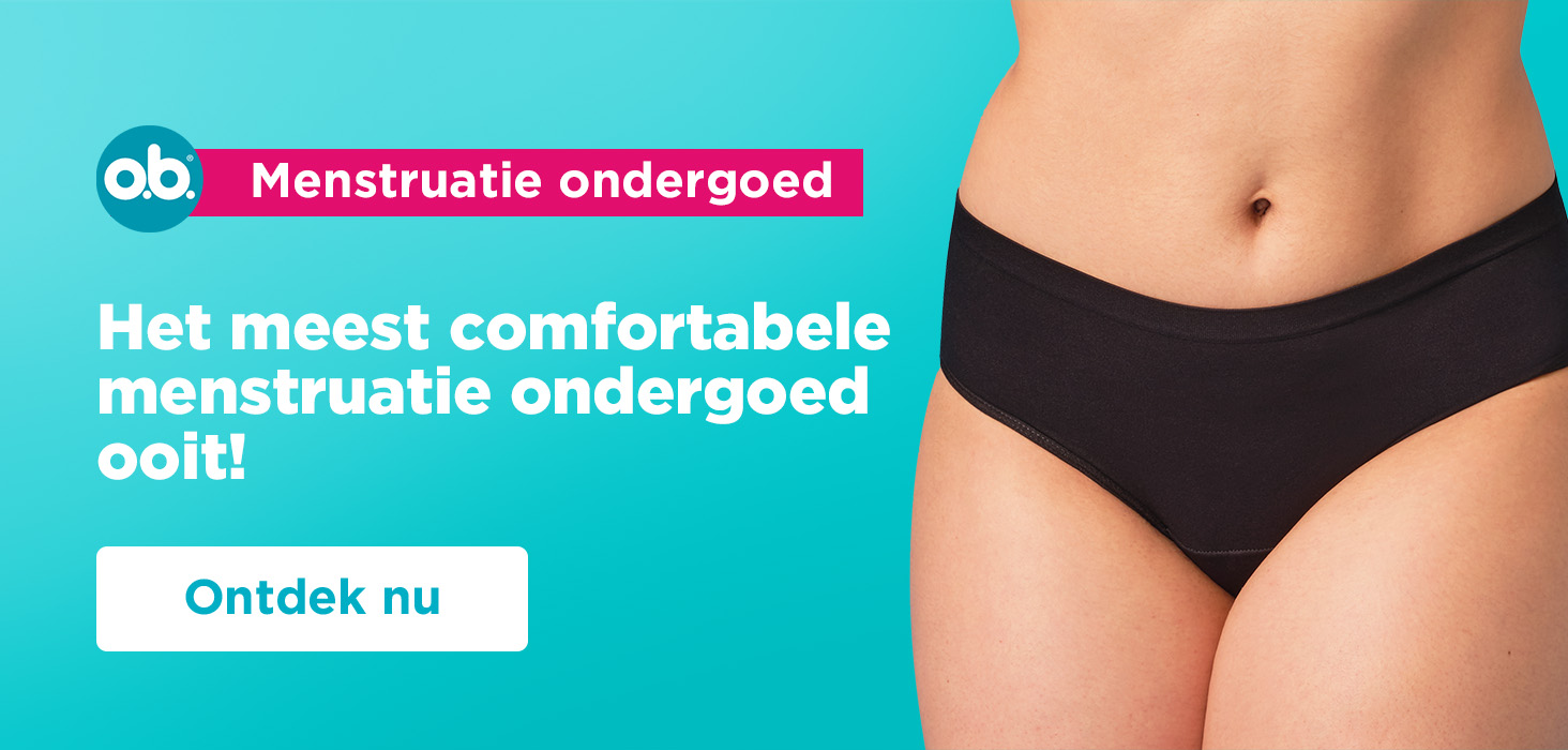 o.b. menstruatie ondergoed – Waarschijnlijk het comfortabelste menstruatie ondergoed ooit!